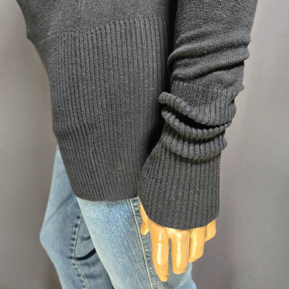 Y2K Joshua Perets Mini Sweater Dress size XS Black Pink Rhinestones Emo Mcbling - Picture 10 of 12